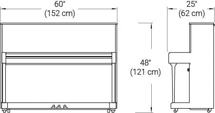 Additional image for Yamaha B3 w/ Silent Upgrade
